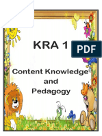 Content Knowledge and Pedagogy