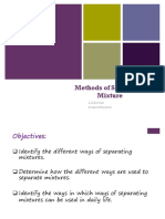 Separation of Mixtures