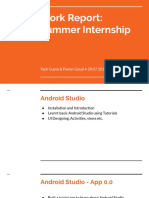 Work Report: Summer Internship: Yash Gupta & Pawan Goyal - 28.07.2019