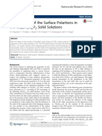 Spectroscopy of The Surface Polaritons in The CD ZN P Solid Solutions