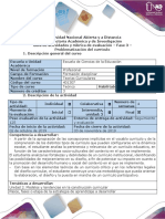 Guía de Actividades y Rúbrica de Evaluación - Fase 3 - Problematización Del Currículo