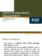 Agricultural Waste