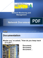 Network Documentation: Network Monitoring and Management