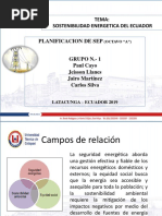 Sostenibilidad Energética de Ecuador 