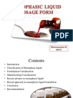 Monophasic Liquid Dosage Forms PDF