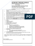 Ssuet Final Year Project Report Format