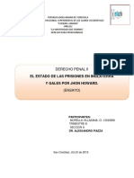 Ensayo El Estado de Las Prisiones en Inglaterra y Gales. Morella Villasana 13045890