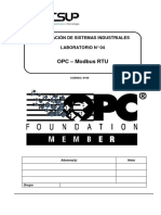 Lab 04 - OPC - Modbus - RTU