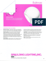 Spaulding Lighting Baltimore Floodlight Spec Sheet 4-86