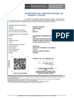 Constancia de Sunedu