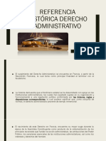 Referencia Histórica Derecho Administrativo