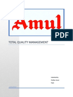 Total Quality Management at AMUL