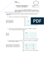 Prueba Unidad 4 Matematica