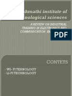 A Review On Industrial Training in Electronics and Communication Engineering