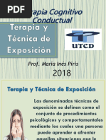 Terapia y Técnica de Exposición