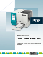 Manual de Usuario UM ES THERMOMARK CARD 104612 - Es - 02 PDF