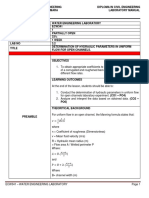 Lab Manual 3.2 - LEVEL 1 - Determination of Hydraulic Parameters in Uniform Flow For Open Channels.