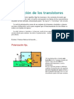 Polarización de Los Transistores