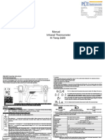 Manual Infrared Thermometer Hi Temp 2400