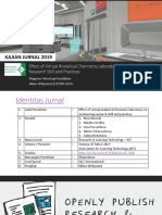 Effect of Virtual Analytical Chemistry Laboratory On Enchancing