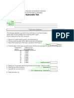 Hydrometer Test: King Fahd University of Petroleum & Minerals CE 353 Soil Mechanics Laboratory