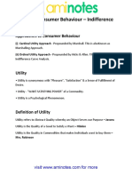 Theory of Consumer Behaviour - Indifference Curve