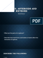 Compare and Contrast Comets, Meteors, and Asteroids