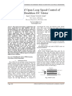 Analysis of Open Loop Speed Control of Brushless DC Motor: Kajal D. Parsana, Hitesh M. Karkar