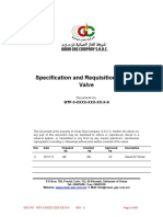 Specification and Requisition For Ball Valve: GTF-3-XXXX-XXX-XX-X-0