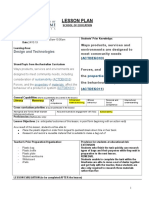 Lesson Plan: Design and Technologies