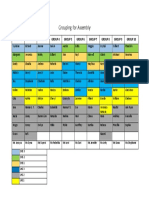 Grouping For Assembly: Group 1 Group 2 Group 3 Group 4 Group 5 Group 6 Group 7 Group 8 Group 9 Group 10