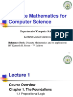 Discrete Mathematics For Computer Science