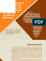 Legalização Matriz Africana