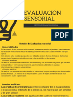 Evaluación Sensorial