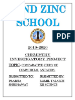 Topic-: Chemistry Investigatory Project