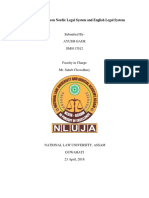 Comparision Between Nordic and Common Law