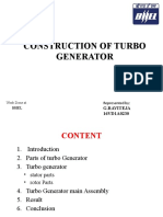 Construction of Turbo Generator: G.Raviteja 16VD1A0230