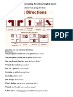 Giving and Asking Directions English Lesson