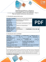 Guía y Rúbrica Paso 3 - Planear y Construir La Gestión de Los Recursos Al Proyecto