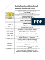 Final Schedule For Workshop 21oct 2019