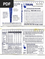 Tabla de Datos Acero y Concreto PDF