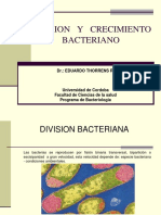 División y Crecimiento Bacteriano