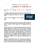 Kumpletong Consagra Binyag at Pambuhay NG Agimat PDF