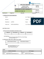 Alfanar Co.: Site Test Report Ng-Sa Name of Substation: Dammam Housing 115/13.8KV Substation # 3