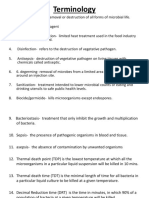 Control of Microbial Growth