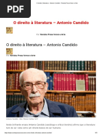 O Direito À Literatura