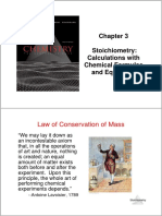 Stoichiometry: Calculations With Chemical Formulas and Equations