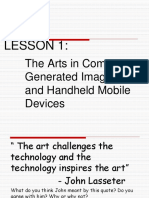 Lesson 1:: The Arts in Computer-Generated Images and Handheld Mobile Devices