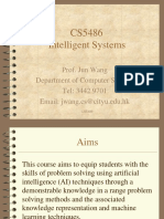 CS5486 Intelligent Systems: Prof. Jun Wang Department of Computer Science Tel: 3442 9701 Email: Jwang - Cs@cityu - Edu.hk