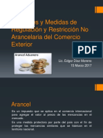 Aranceles y Medidas de Regulación y Restricción No